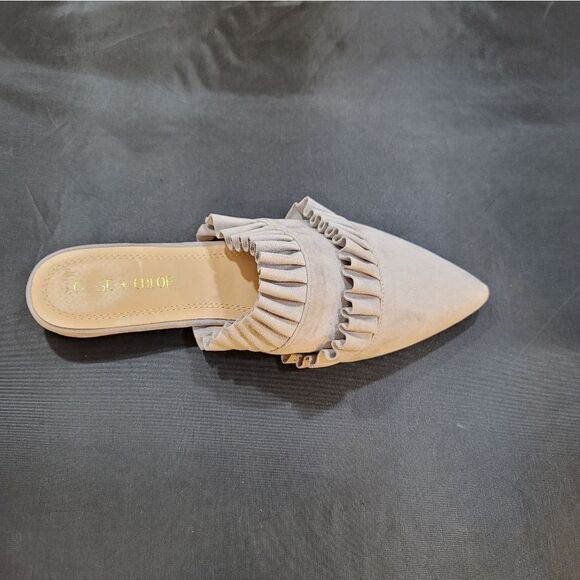 BRAND NEW CHASE&CHLOE POINTED TOE SLIP-ON WOMEN"S MULE - Picture 13 of 14